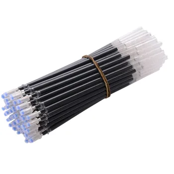 

100Pcs/set Bullet 0.5mm Gel Pen Refill Black Ink Writing Signature Rods Student Office School Stationery Supplies Wholesale