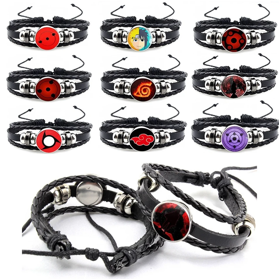 Pulseira Akatsuki Nuvem Vermelha Anime Naruto