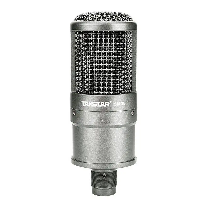 

TAKSTAR SM-8B-S Condenser Microphone Broadcasting and Recording Mic for on-stage performance K Song