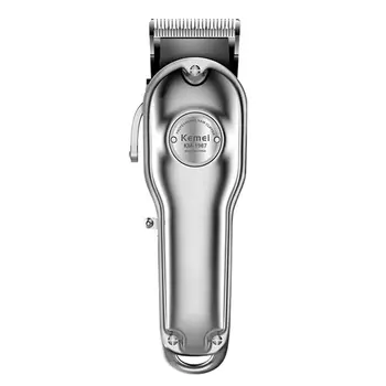 

Professional barber shop hair clipper fade all metal housing hair trimmer men electric haircutting machine haircut salon tool