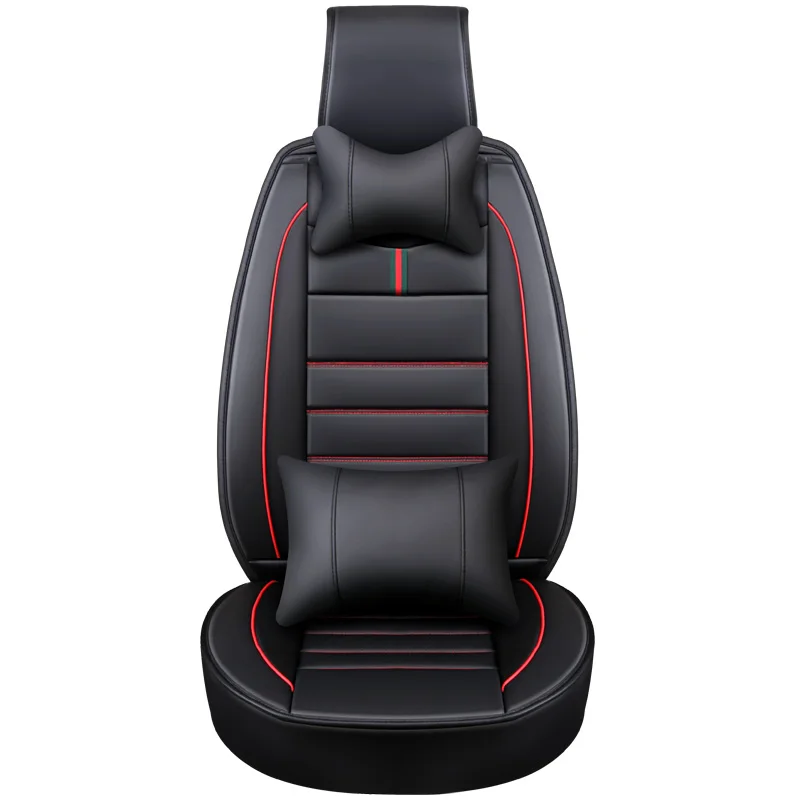 

2019 new arrival four seasons PU Car seat cushion not moves universal car seat cover suitcase non slide general leaps hatchards