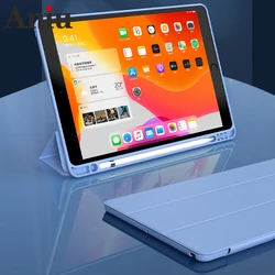 Funda inteligente para iPad Pro 11, 2020, Air 3, 10,5, 2019, 7. ª, 10,2, 2018, 2017, Mini 4, 5, 6. ª generación, con portalápices, 9,7