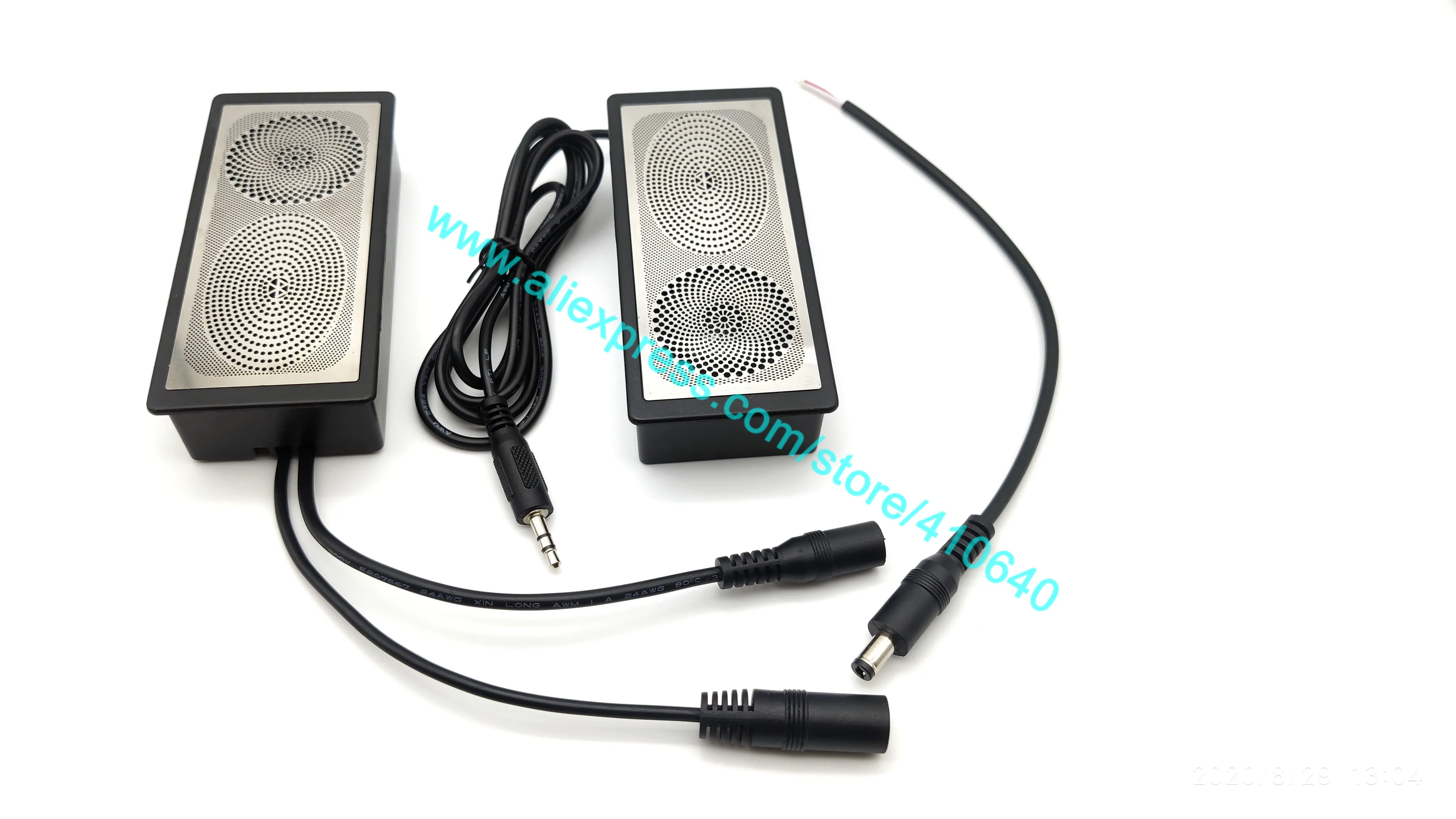 DC 12 to 24V Bluetooth-compatible Speaker IP44 Water Proof Perfect 3D Heavy Bass Sound Speaker Mini Size for Bathroom or others