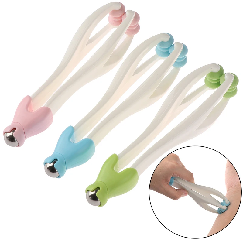 1pc 2 in 1 Finger Hand Joints Massager Elastic Handle Relax Finger Joints Hand Massager Blood Circulation Anti Cellulite Massage