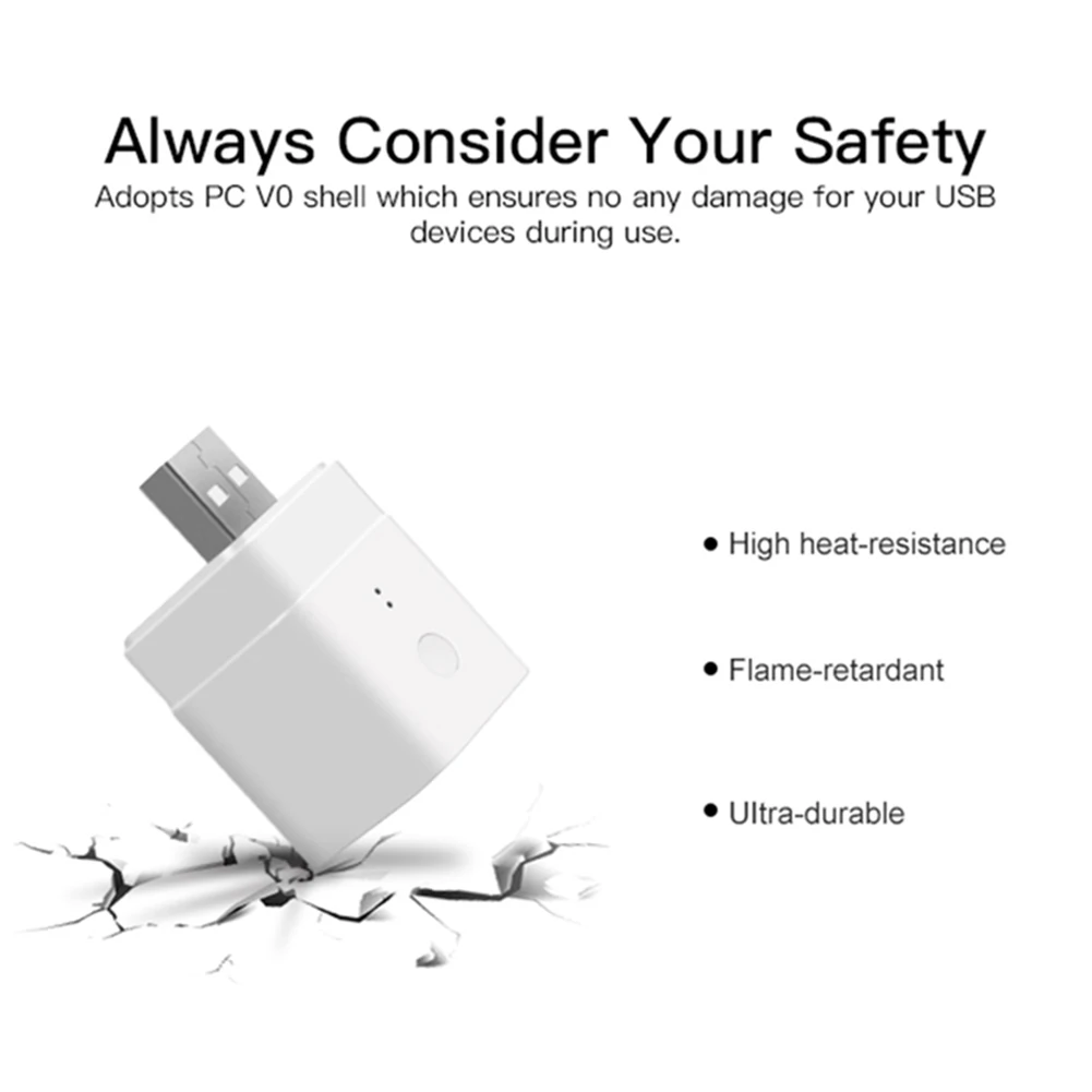 Беспроводной USB Смарт адаптер Micro 5 В Wi Fi питания светодиодный индикатор поддержка