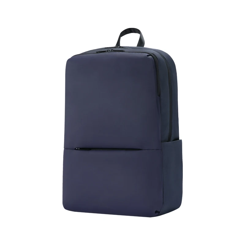 Xiao Mi классический деловой рюкзак 2 двойного хранения вибрации рельефа L4 водонепроницаемый 18L для 15,6 дюймов ноутбука - Цвет: Dark Blue