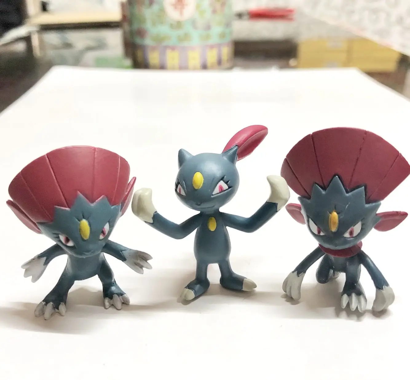 POKEMON TOMY Pokemon ручная работа 4 см кукла Sneasel Weavile|Игровые фигурки и трансформеры| |
