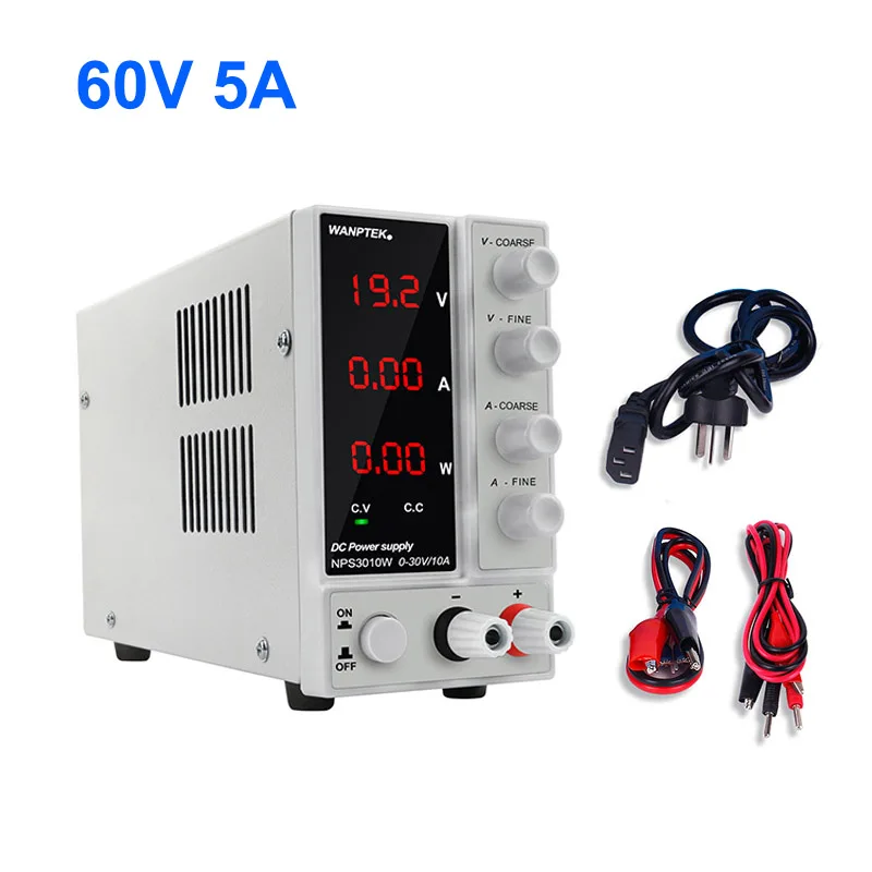 

Newest Switching LAb DC Laboratory Power Supply 60V 5A Professional Bench Mini Adjustable Digital Power Source Regulable