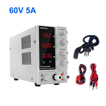 

Newest Switching LAb DC Laboratory Power Supply 60V 5A Professional Bench Mini Adjustable Digital Power Source Regulable