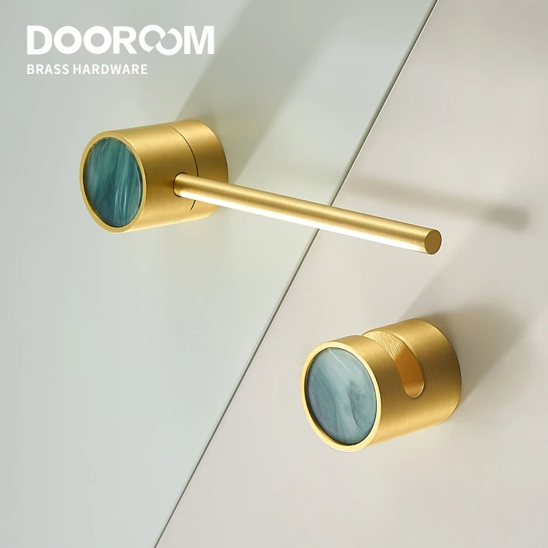 

Dooroom Brass Furniture Handles Latch Lock Nordic Wardrobe Dresser Cupboard Cabinet Pulls Knobs