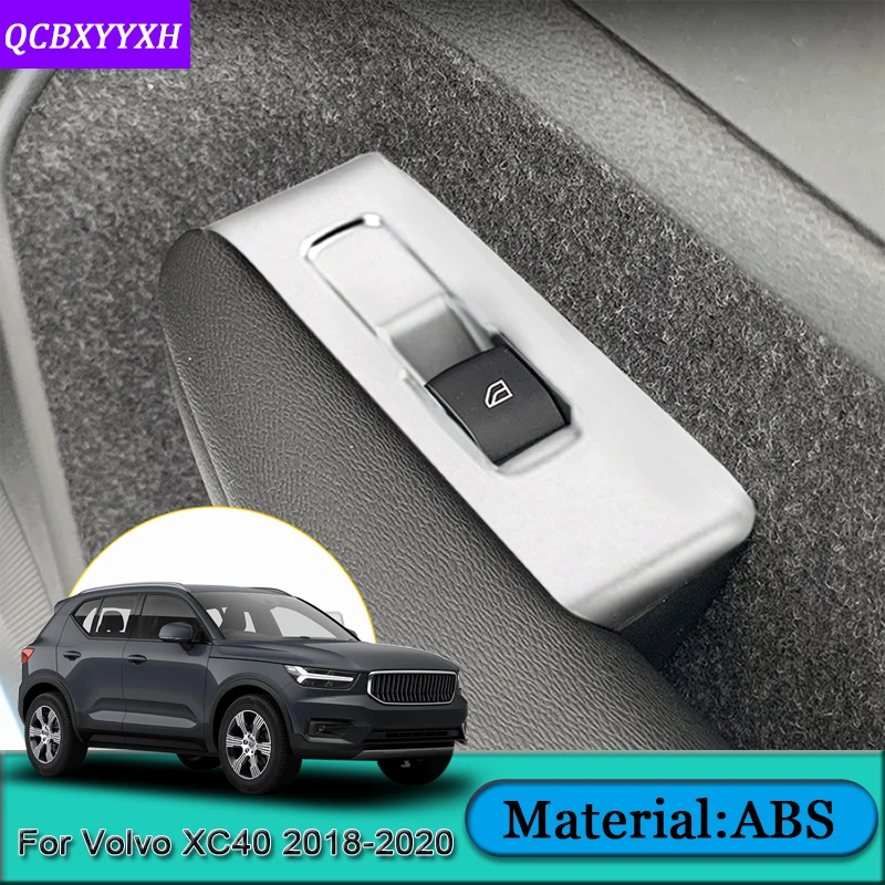 Автомобильный Стайлинг для Volvo XC40- автомобильный межкомнатный дверной стеклоподъемник переключатель панельные крышки отделка блестки авто автомобильный аксессуар наклейка