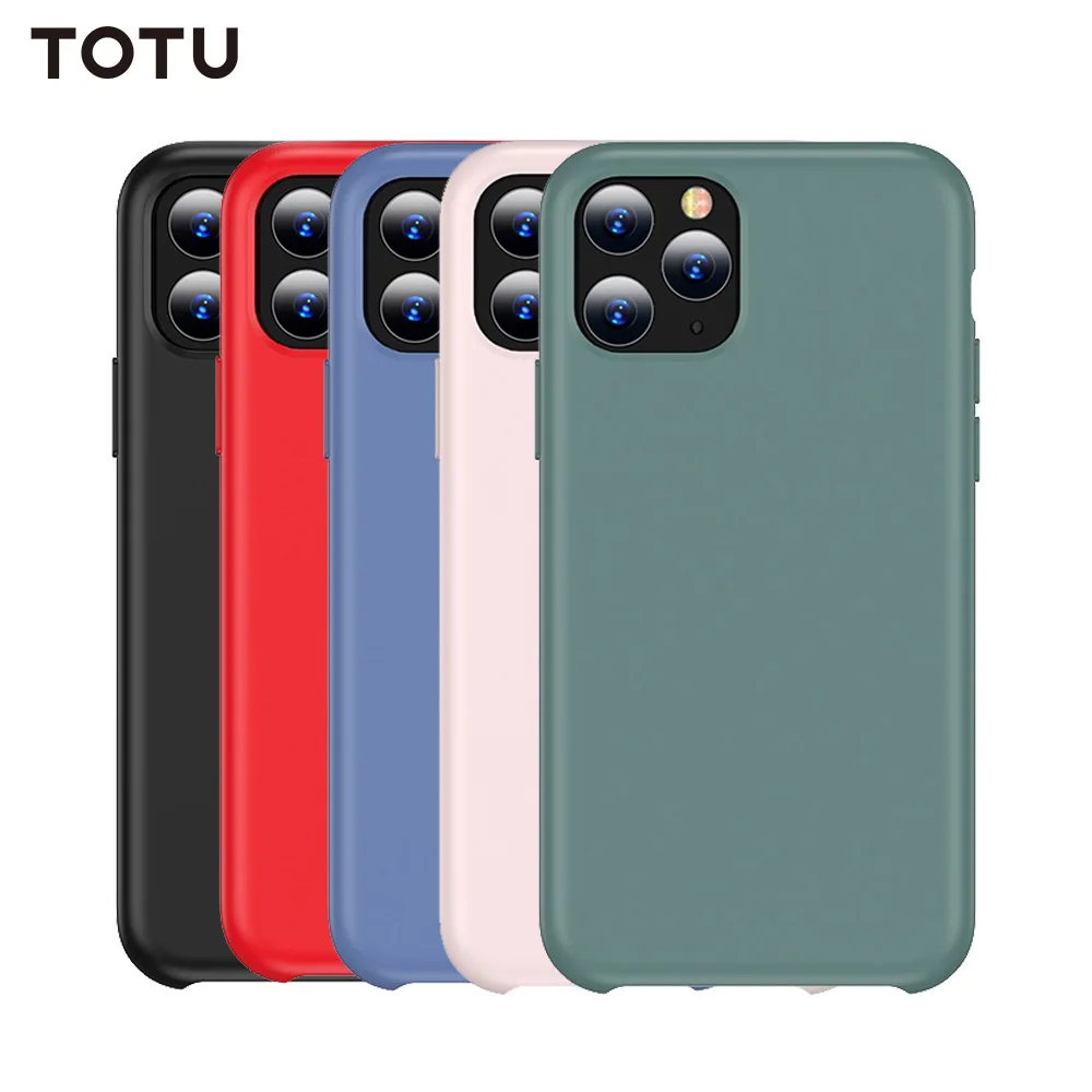 Чехол для телефона TOTU для iPhone X XS XR XS MAX 11 11 Pro 11 Pro Max жидкий силиконовый чехол с защитой от падения