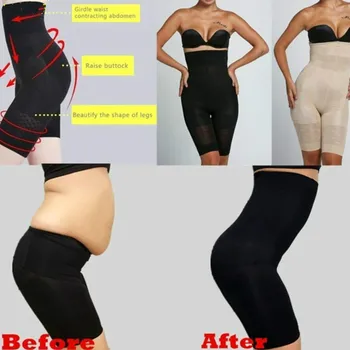 

Sexy Women Beauty Slimming Shapewear Fat Burning Shape Bodysuit Pants Slimming Wraps High Waist Face Slimming Pants Shapewear