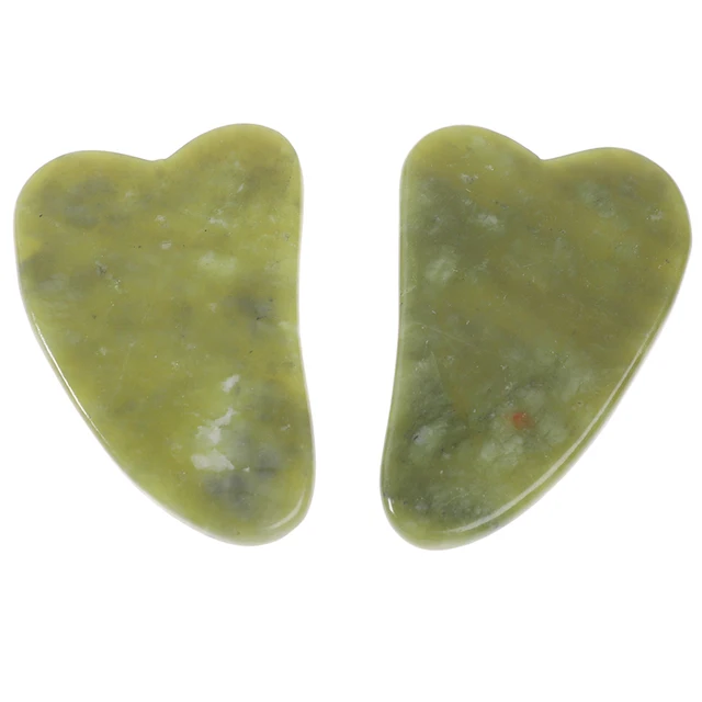 1 sztuk Gua Sha skrobak naturalny kwarc Jade kamień Guasha urządzenie do masażu twarzy i ciała leczenie skrobanie opieki zdrowy masaż 5