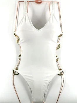 

2020 new solid color bikini bikini suit push-up style white