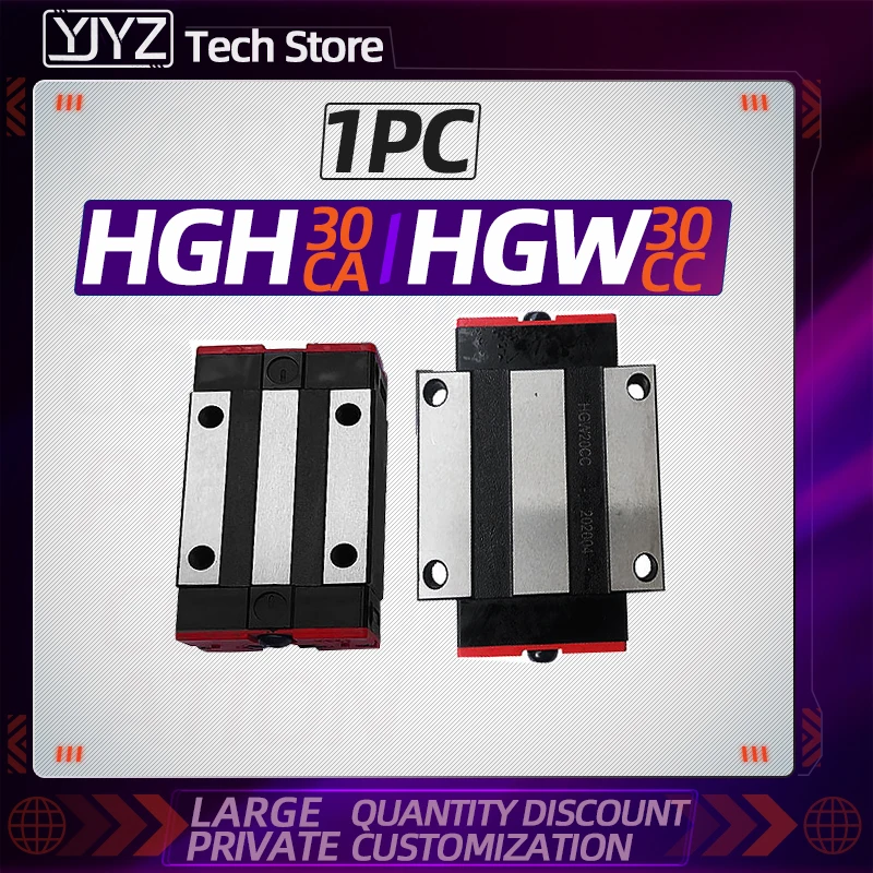 1PC Factory direct sale interchangeable with HIWIN linear rail 15mm bearings HGH30CA /HGW30CC for cnc parts | Обустройство дома