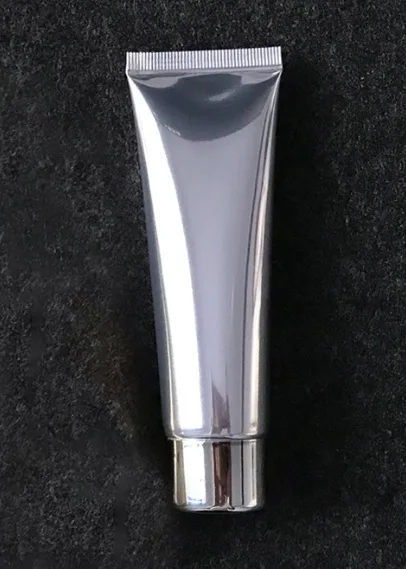 50ml 80ml 100ml Aluminum Plastic Silver Soft Tube Skin Care Cream Squeeze Bottle Makeup Lotion Packaging Container Free Shipping - Цвет: Серебристый