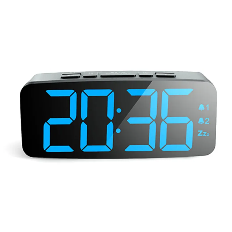 

New Alarm Clock Digital Snooze Table Clock |Wake Up Light Electronic Clock| 6-Speed Backlight Adjustment|12/24 Hour Conversion|