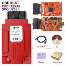 

Original SVCI J2534 Car Diagnostic Tool SVCI J2534 Support SAE J1850 Protocol Online Module Programming Better Than ELS27