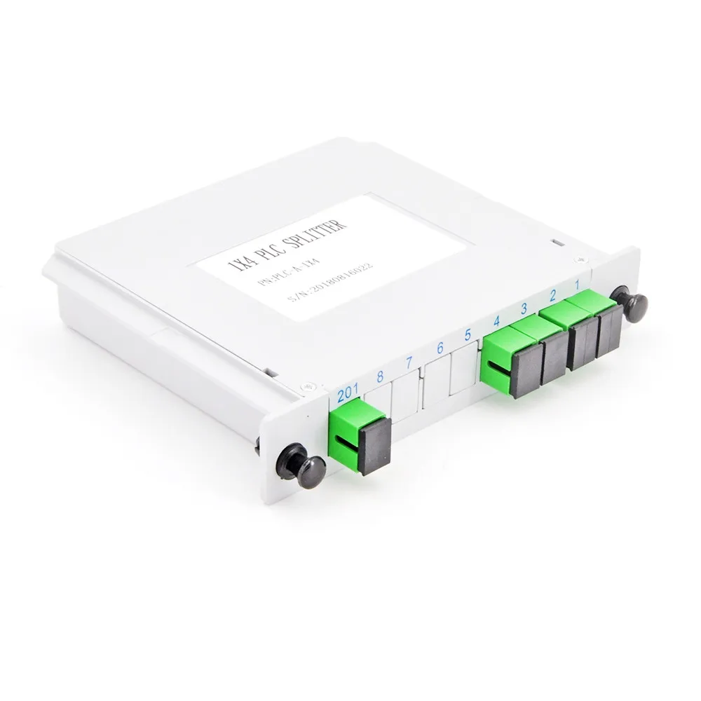 

1x4 SC/APC Cassette Insertion Type Fiber Optic Splitter Box