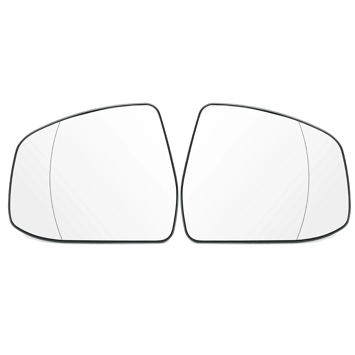 

1 Pair RHD Front Door Side Wing Heated Rearview Warming Mirror Glass Lens Replacement For Ford for Focus 2008 2009 10 11-2018