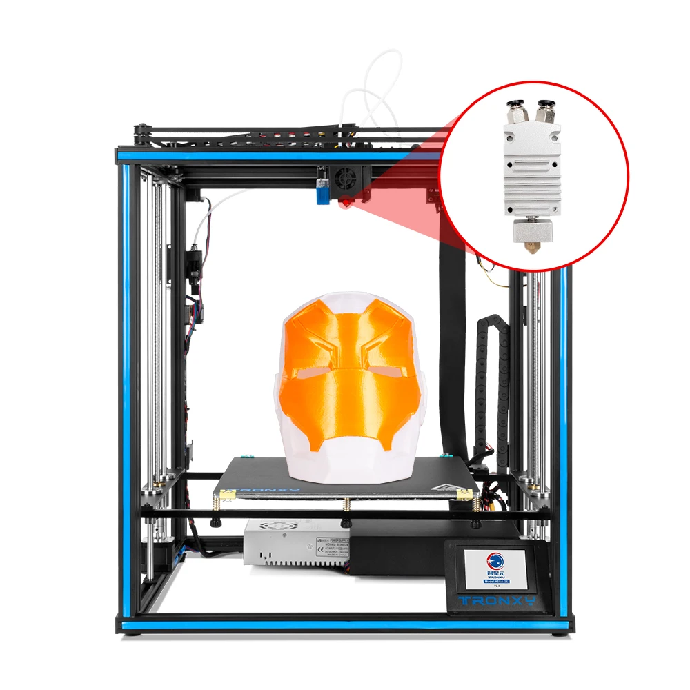 Tronxy X5SA 400 2E 3D принтер 400*400 мм Размер 8G sd карта с ручным DIY наборы машина imptesoras 3D|3D
