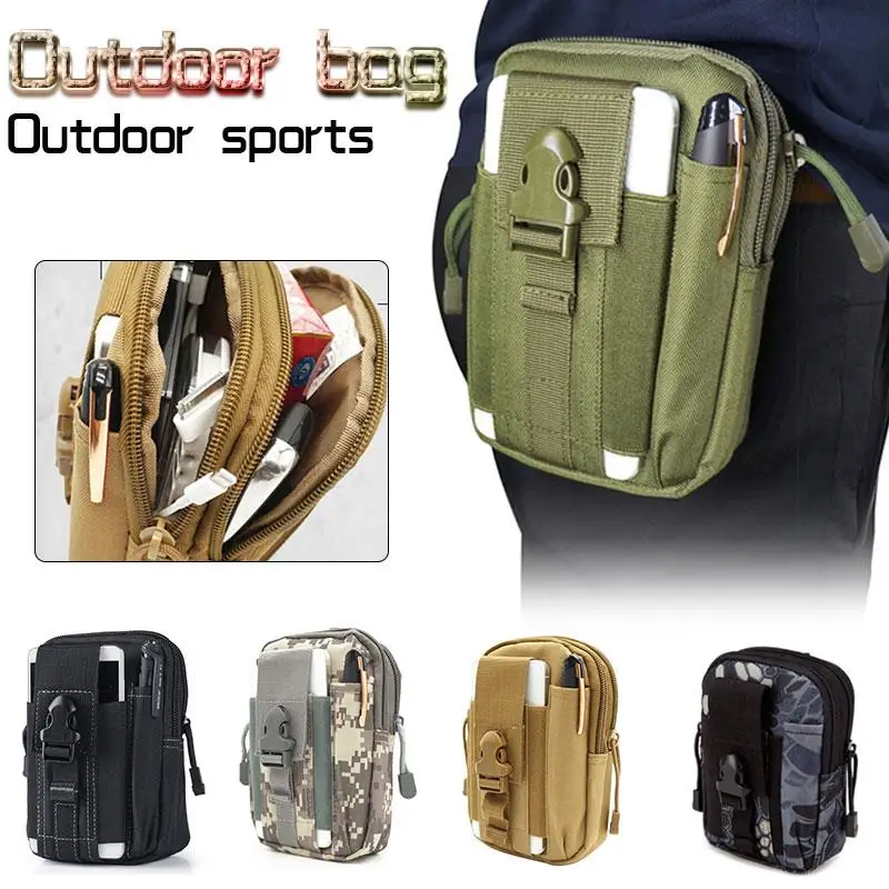 

Military Waist Pocket Creative Durable Oxford Cloth Multifunction Camping Accessories Hunting Hiking Waist Pack Bag
