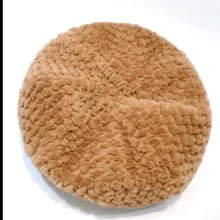 Берет в стиле ретро, сплошной цвет, шапка художника, дикий милый плюшевый берет, женский осенний и зимний