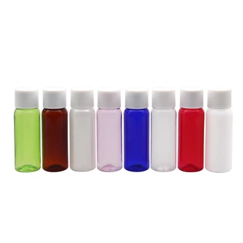 

100pcs 20ml Black / white screw cap bottles,high-grade packaging bottles,perfume bottles,refillable bottles