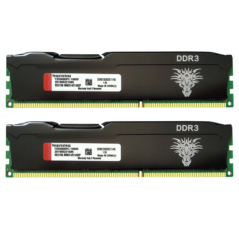 AVEIBEE DDR4 4GB 8GB 16GB Memory Ram 1333 1600 1866 2400 2666 3200 Desktop  Dimm with Heat Sink - AliExpress