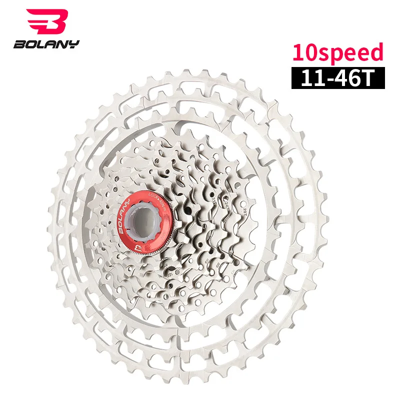 Новый BOLANY 10 11 Скорость кассета MTB 11-46T горный велосипед свободного хода 10S