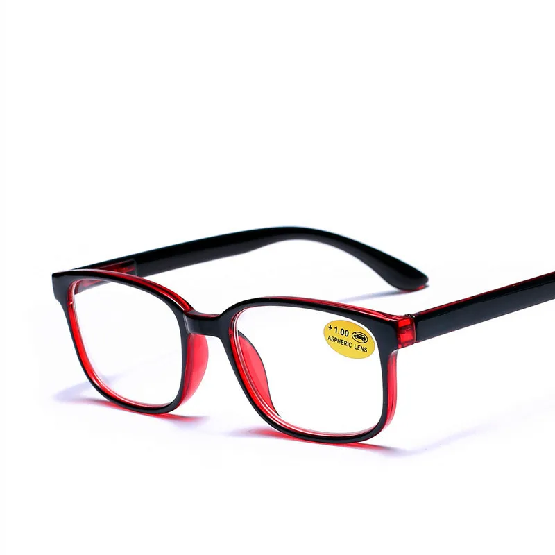 SEEMFLY newst квадратный анти-синий светильник очки для чтения женские прозрачные линзы очки для мужчин прозрачные очки для дальнозорких глаз диоптрий