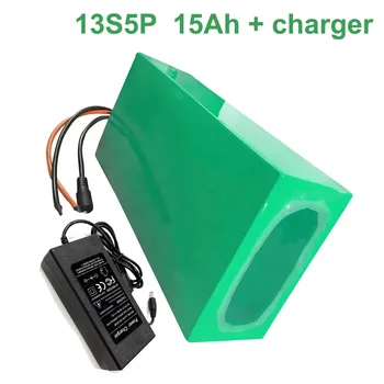

48V 15Ah 13S5P 18650 Li-ion Battery Pack E-Bike Ebike electric bicycle 250*115*70mm Accept customization With charger