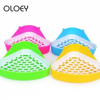 

Pet Hamster Toilet Cleaning Supplies Small Pet Corner Portable Durable Triangle Toilet Training Saves Space Easy Clean Pet Produ