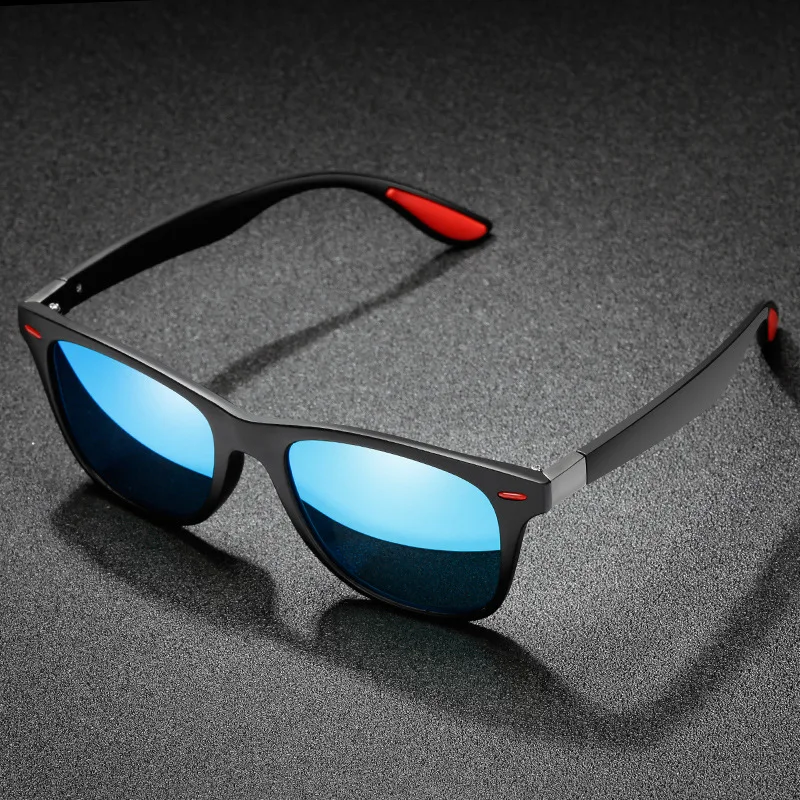 Polarized Men  Sunglasses Fashion Brand Designer Women Driving Square Frame Sun Glasses Male Goggle Shades Coating Mirror Female