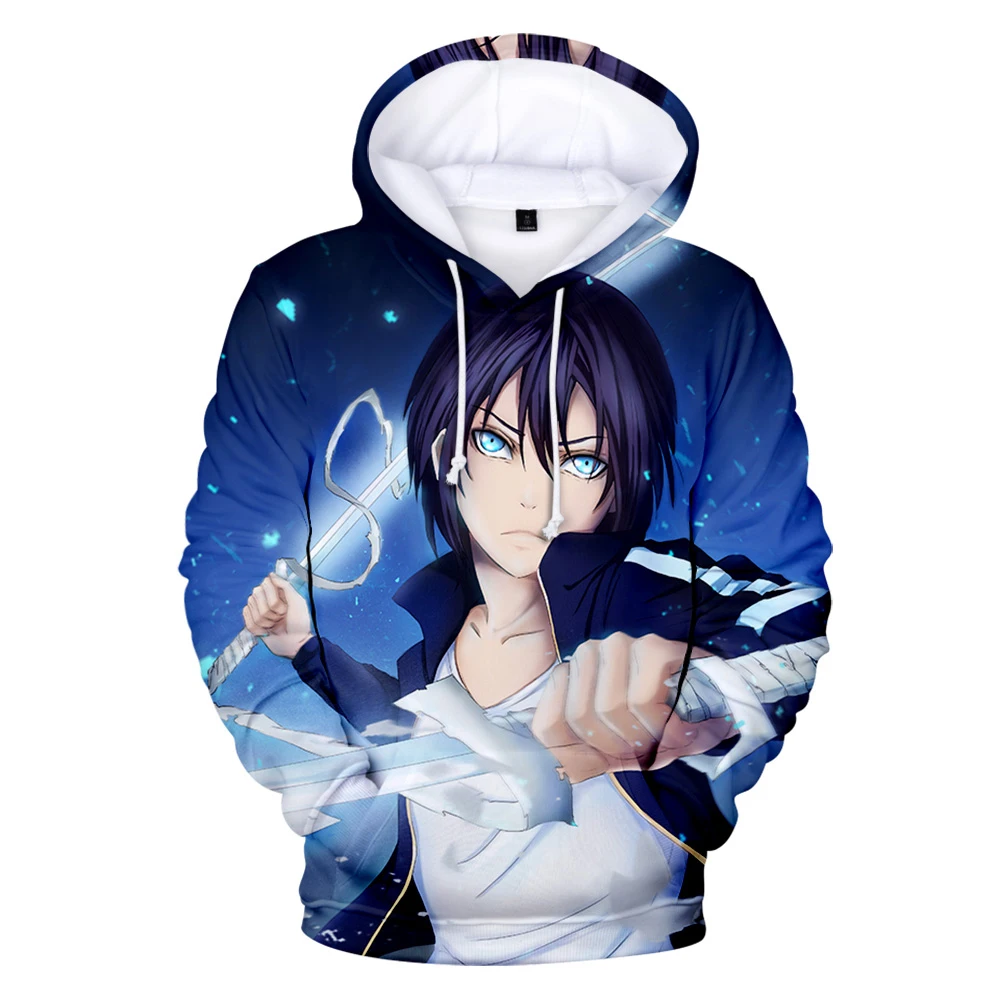 Noragami/Новинка Модный Тонкий Повседневный Свитшот унисекс с капюшоном Модная