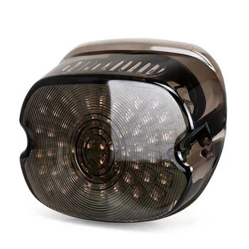 

Smoked Motorcycle LED Tail Lights for Sportster 2002-2010 Dynas License Plate Light