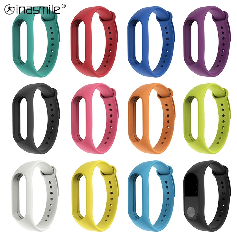 Отличные Ремешки браслет для Xiaomi Mi Band 2 Силиконовый ремешок ремешки на запястье