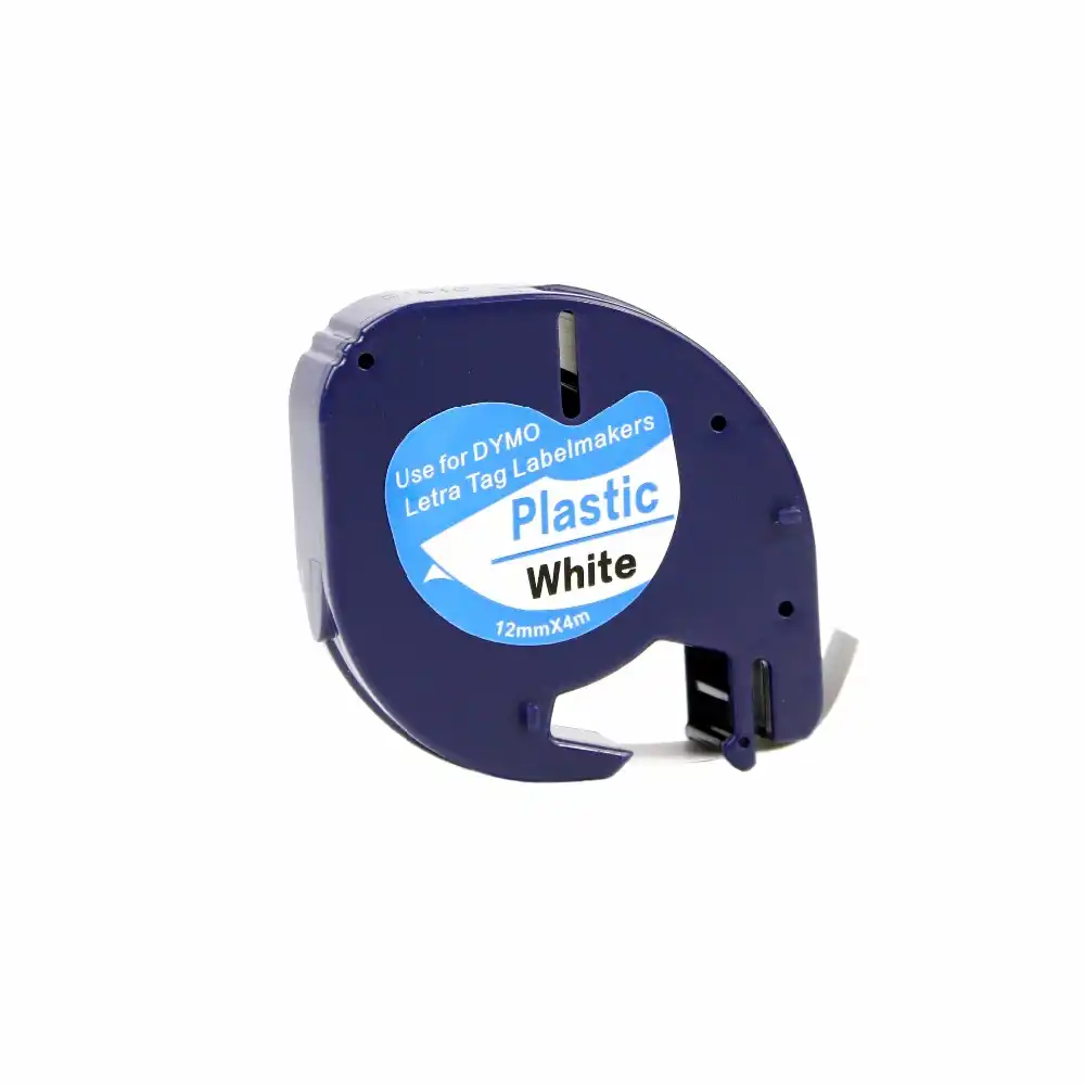 dymo letratag refills white plastic