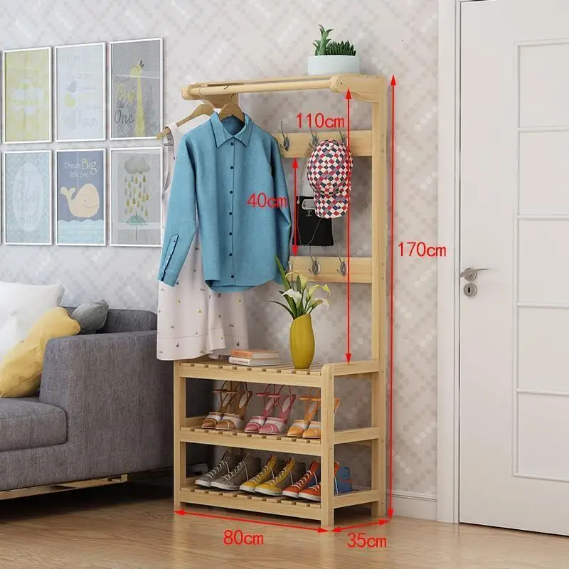 MODEL O Decoratif Pared Percha Colgadores Portmanto Ropa Винтаж деревянный Cintre Wieszak Cabide Perchero De Pie пальто стойка для одежды - Color: MODEL O