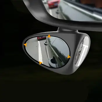 

3R Car Double Side Blind Spot Rearview Mirror HD Wide Angle Reversing Auxiliary Mirror