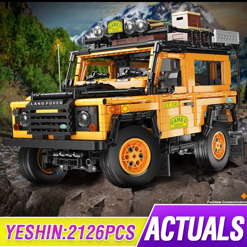 2126Pcs Technical Off-Road Vehicle SUV Building Blocks City Car Creator Ideas Bricks  MOC-5140 2425 Children Toys Birthday Gifts