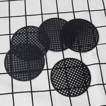 

100Pcs Flower Pot Hole Mesh Pad, 4.5cm Diameter Round Bonsai Pot Bottom Grid Mat Mesh Drainage Netting Hole Screen