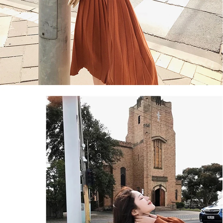 Корейское платье-свитер, весенние женские новые вязаные женские свободные винтажные офисные женские платья с длинным рукавом