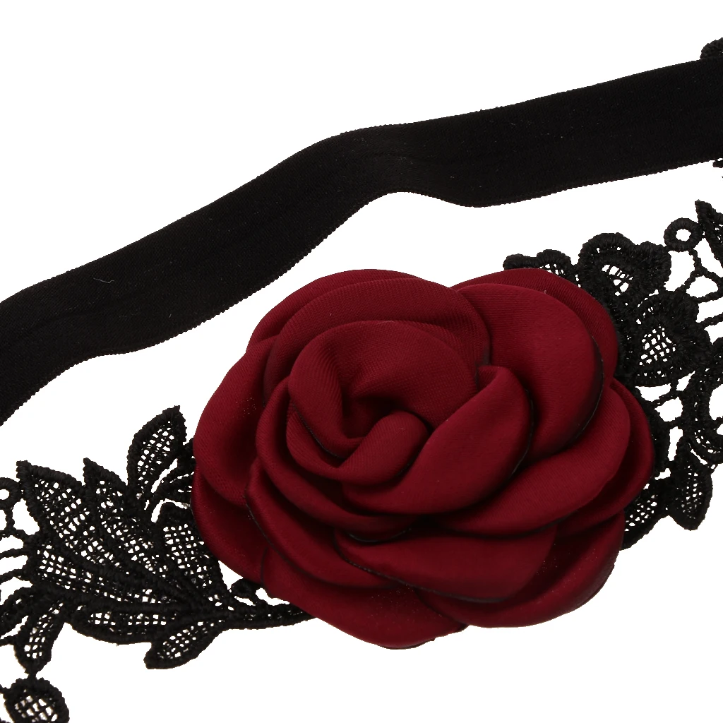 2 Pieces Lace Rose Garter Wedding Garter Bridal Garters Stretch Garter Belt Wedding Bride Costume Accessories