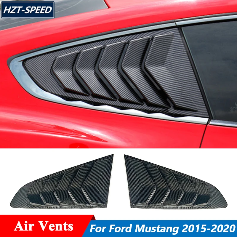 

2 шт., Боковые Решетки из углеродного или АБС-пластика для Ford Mustang 2015-2020
