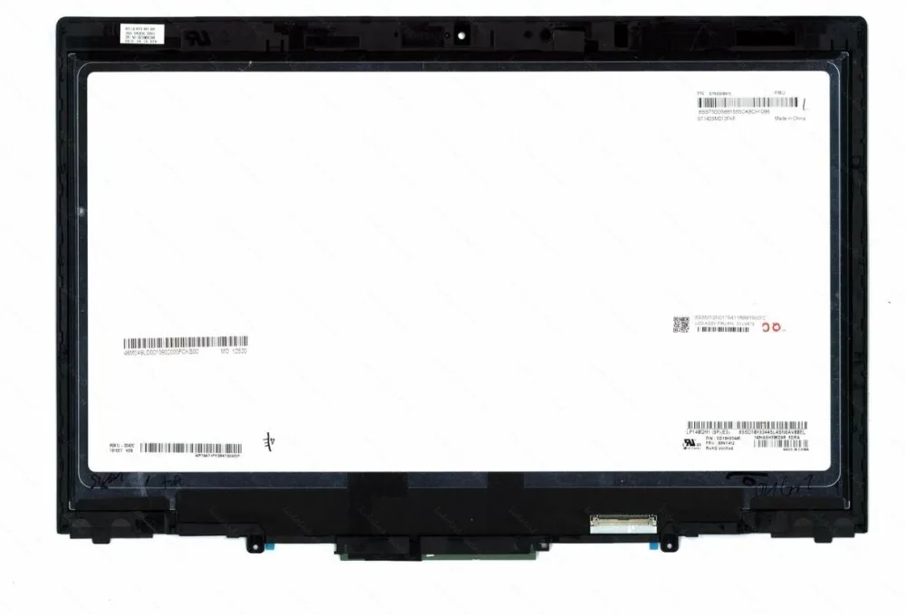 1" сенсорный экран замена дигитайзер стекло ЖК-светодиодный дисплей рамка для lenovo ThinkPad X1 Yoga(2nd Gen) 20JD, 20JE, 20JF, 20JG