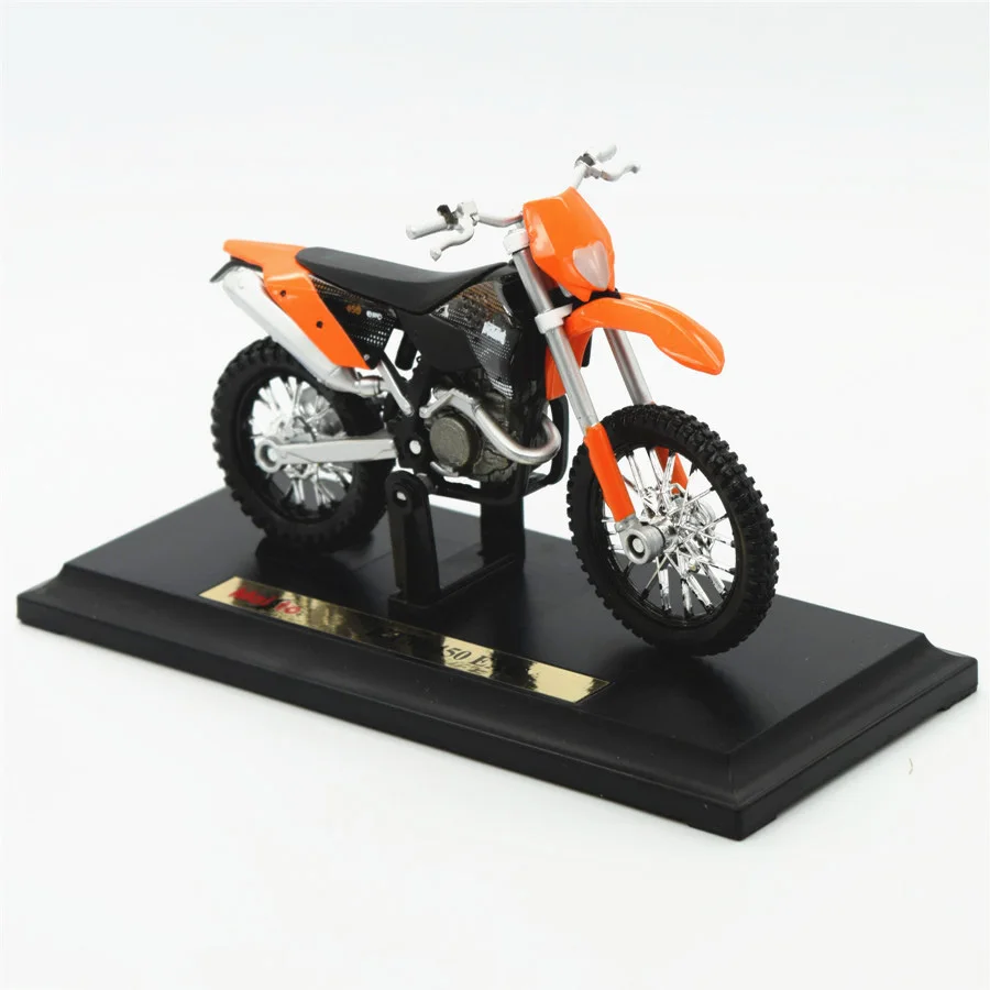 Мотоциклы Maisto KTM 1/18 EXC модели мотоциклов литые с дисплеем подарок на день рождения