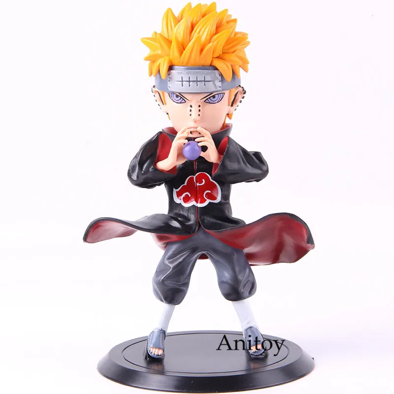 D no colorful box Наруто Shippuden Uchiha Madara Deidara Pain Pein Konan Hidan Akatsuki ПВХ фигурка Наруто-куклы Коллекционная модель игрушки - Цвет: D no colorful box