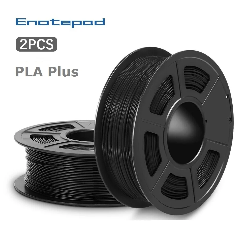 

Enotepad PLA Plus Filament 2rolls/Set 1.75mm For 3D Printer 100% No Bubble New arrival PLA+ Filaments